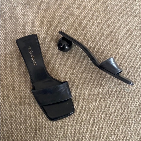 Yves Saint Laurent Shoes - YSL sandals with ball heel